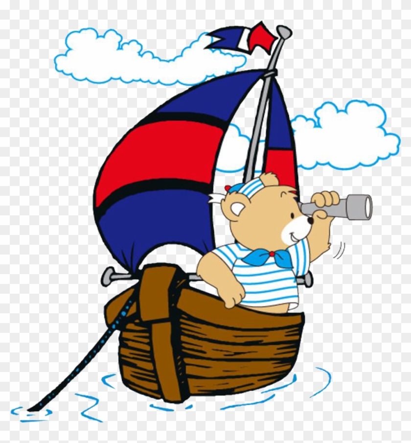 Sailing Ship Cartoon Illustration - Sailing Ship Cartoon Illustration #59449