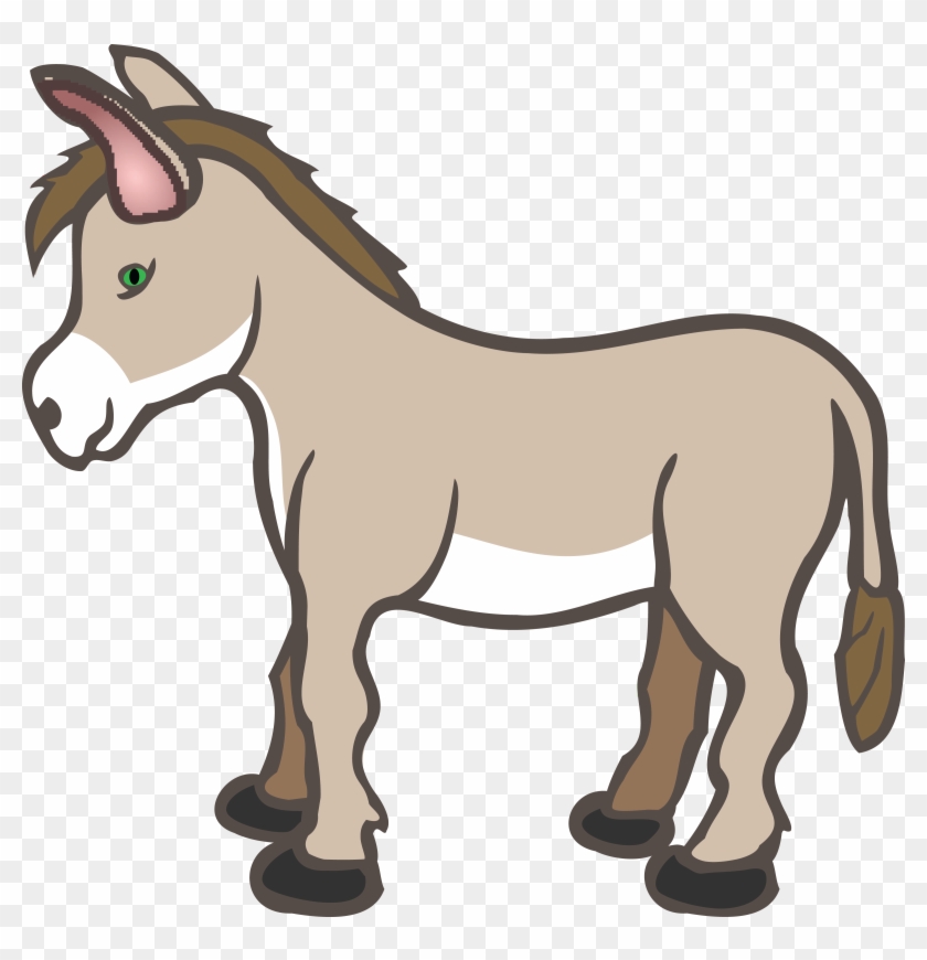 Free Clipart Of A Donkey - Donkey Clipart #59340