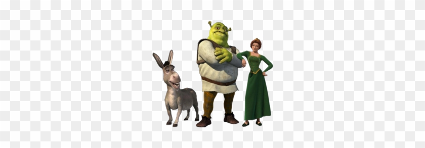 Shrek Clip Art - Shrek Fiona And Donkey #59457