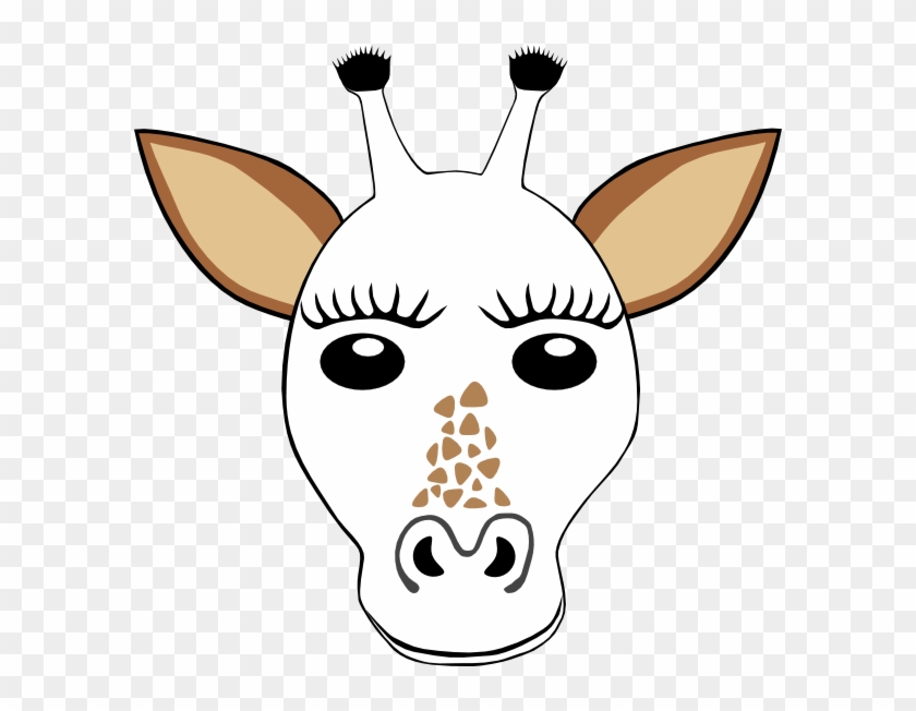 Pin Donkey Clipart Face Mask - Giraffe Head Coloring Pages #59469