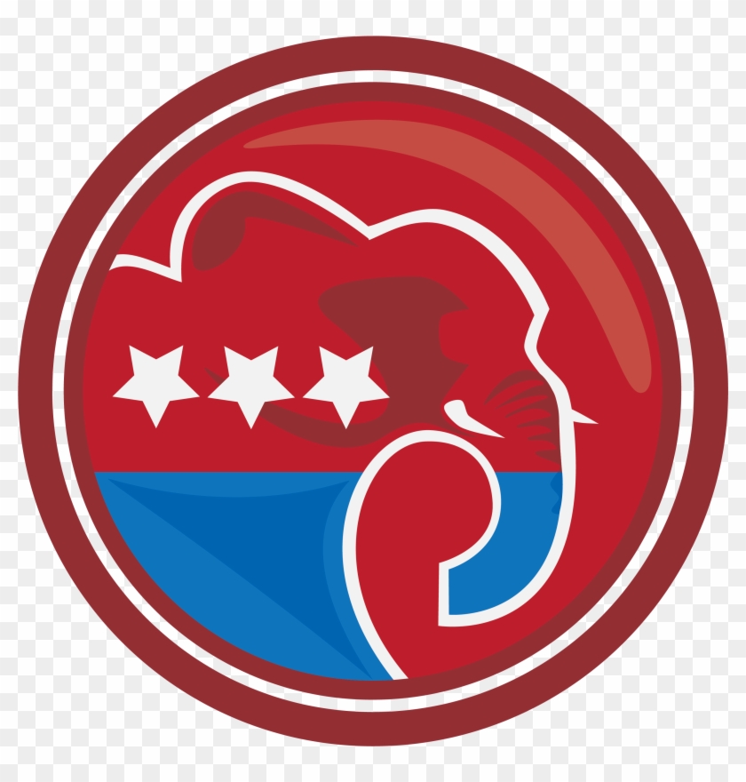 Republican Party Elephant - No Background Republican Elephant #59480