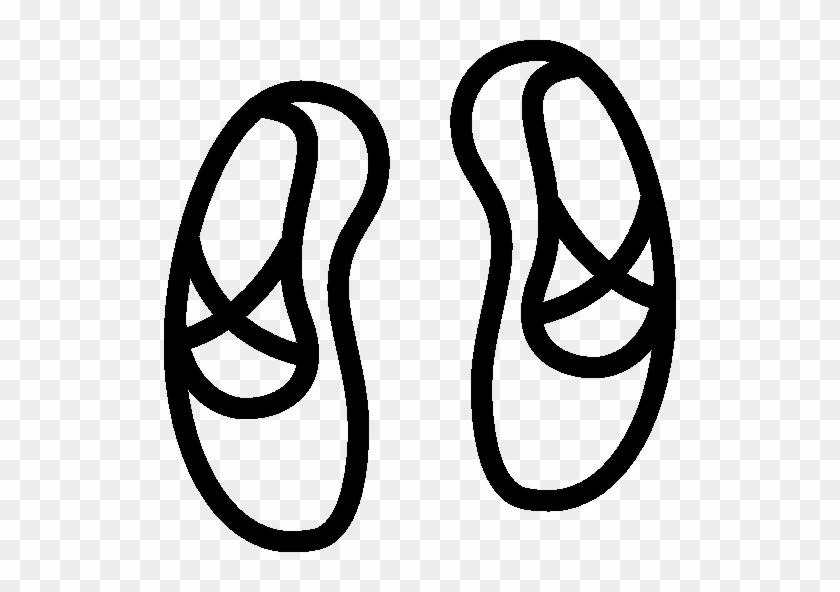 Cinema Ballet Shoes Icon Png - Ballet Shoe Clip Art #59569