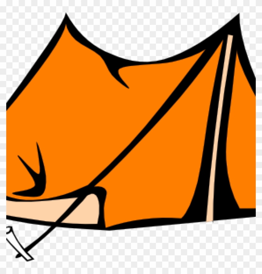 Tent Clipart Orange Tent Clip Art At Clker Vector Clip - Camping Lantern Coloring Page #59668