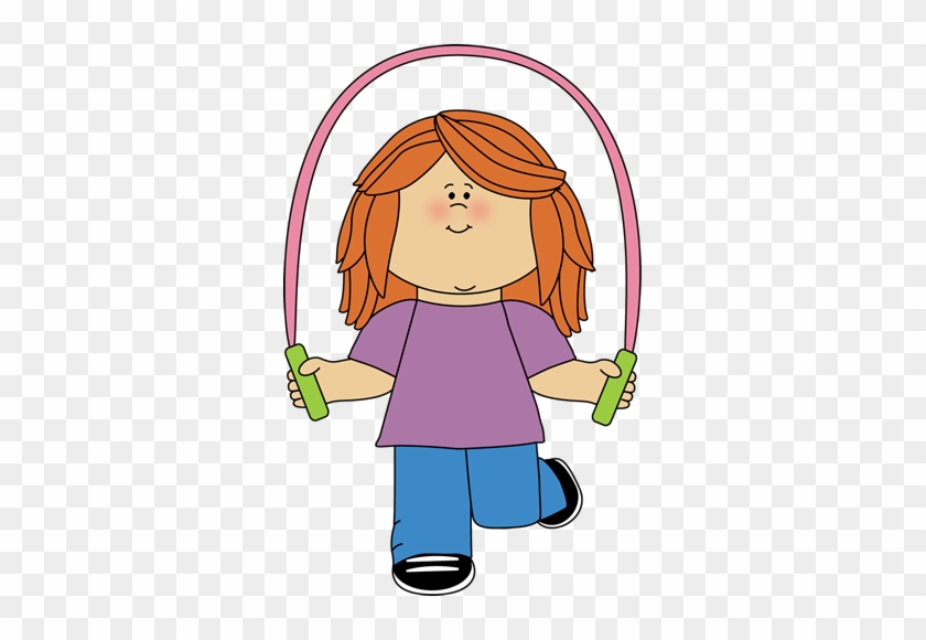 Camping Clipart Kid Cooperation - Clip Art Jump Rope #59746