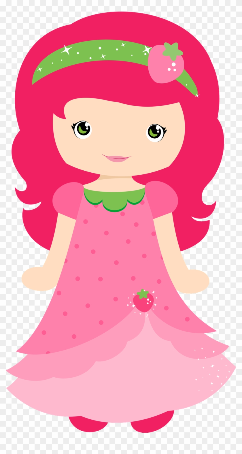 Turma Da Moranguinho Coloring Clip Art, Dolls And - Cute Little Mermaid Clipart #59831