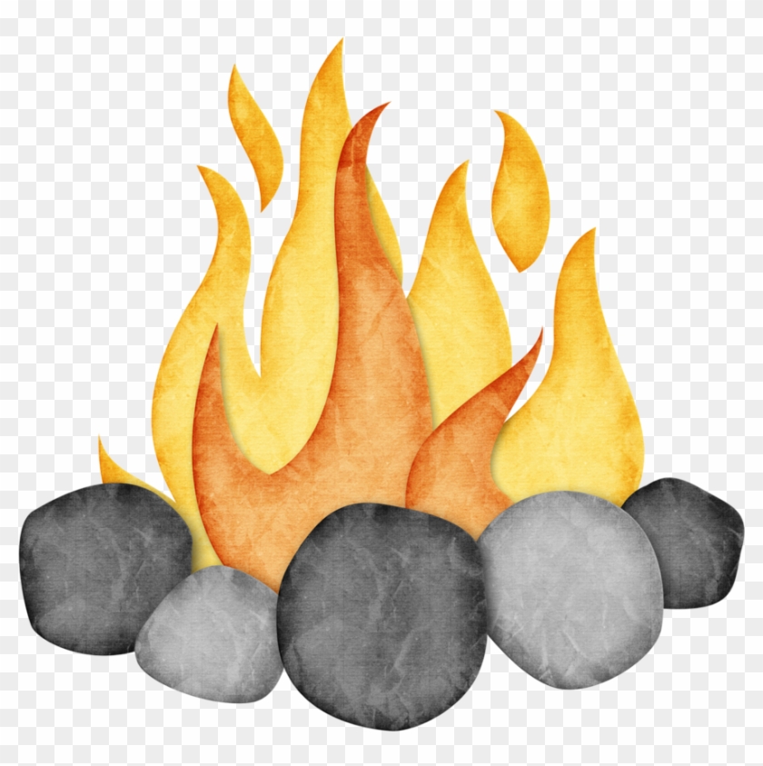 Jss Happycamper Canteen - Clip Art Of Campfire #59890