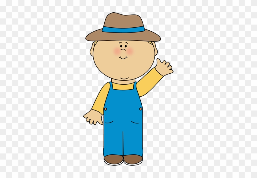 Farmer Waving - Farmer Boy Clip Art #59935