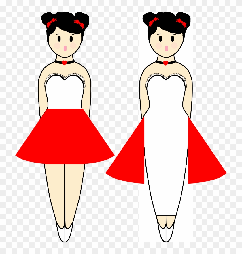 Free Ballerina Pencil Pals Red Outfits - Drawing #59944