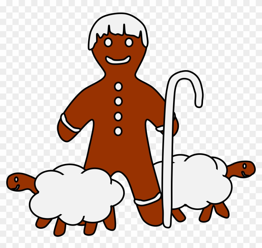 Sheep Clipart Nativity - Shepherd Png #60108