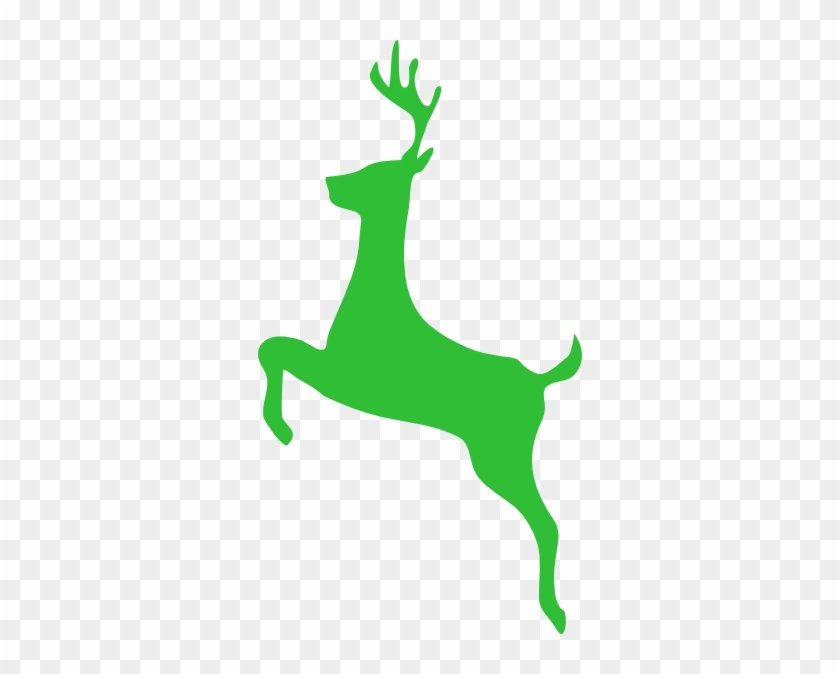 Bright Green Deer Clip Art At Clker - Like Big Bucks Mug #60145