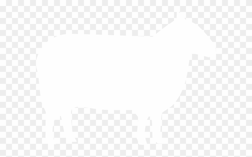 Lamb White Silhouette Png #60187