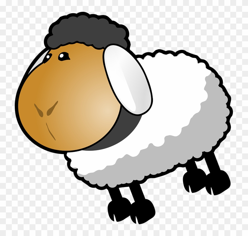 White Sheep Clip Art #60202