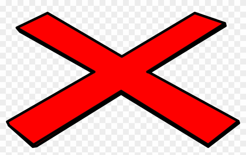 Red X Clip Art - X Marks The Spot #60287