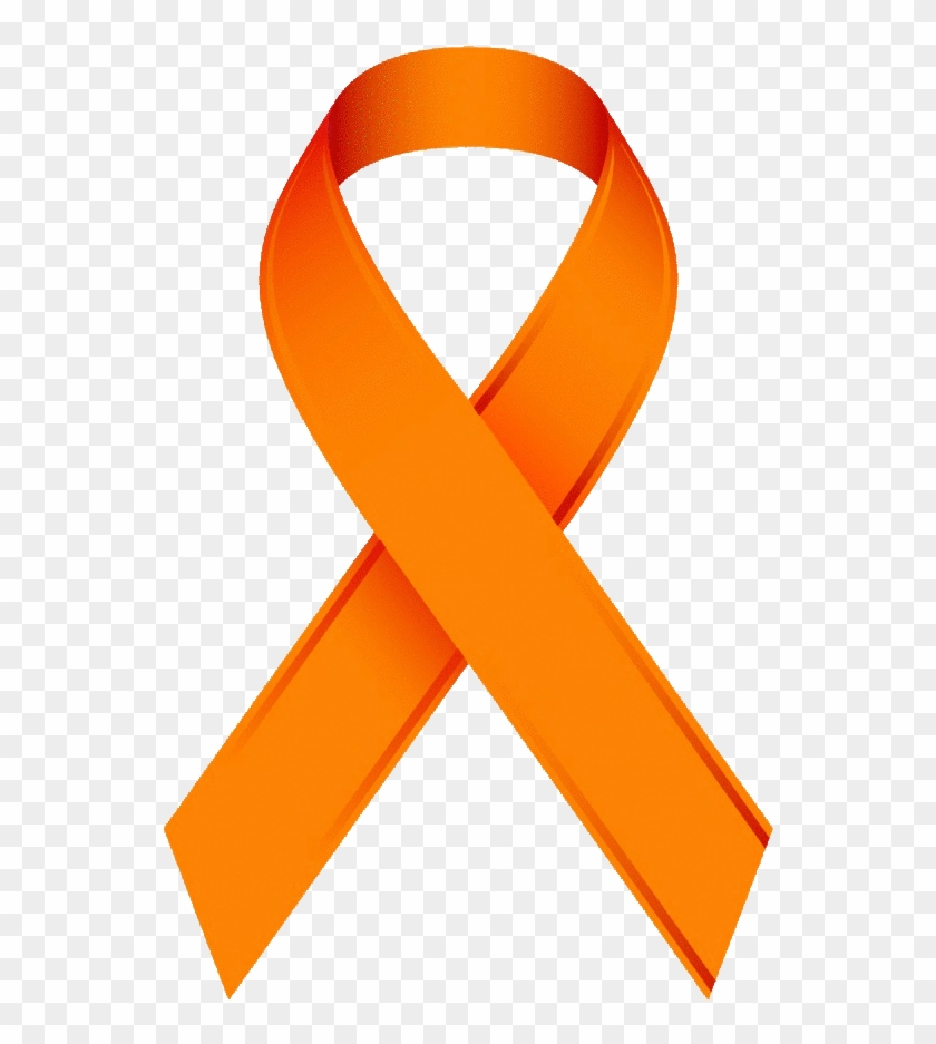 Orange Awareness Ribbon Clip Art - Prostate Cancer Blue Ribbon #60443