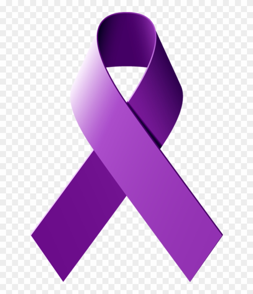 Purple Awareness Ribbon Clip Art - Mental Health Awareness Ribbon #60466