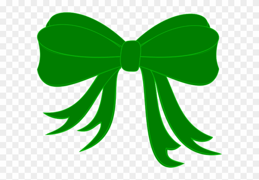 Green Ribbon Clipart - Red Christmas Ribbon Bow Greeting Cards #60545