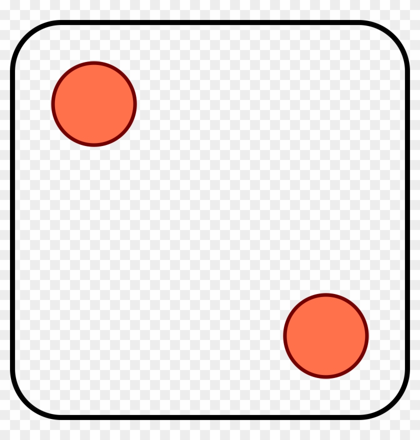 File - Dice-2 - Svg - Dice Face 2 Png #60549