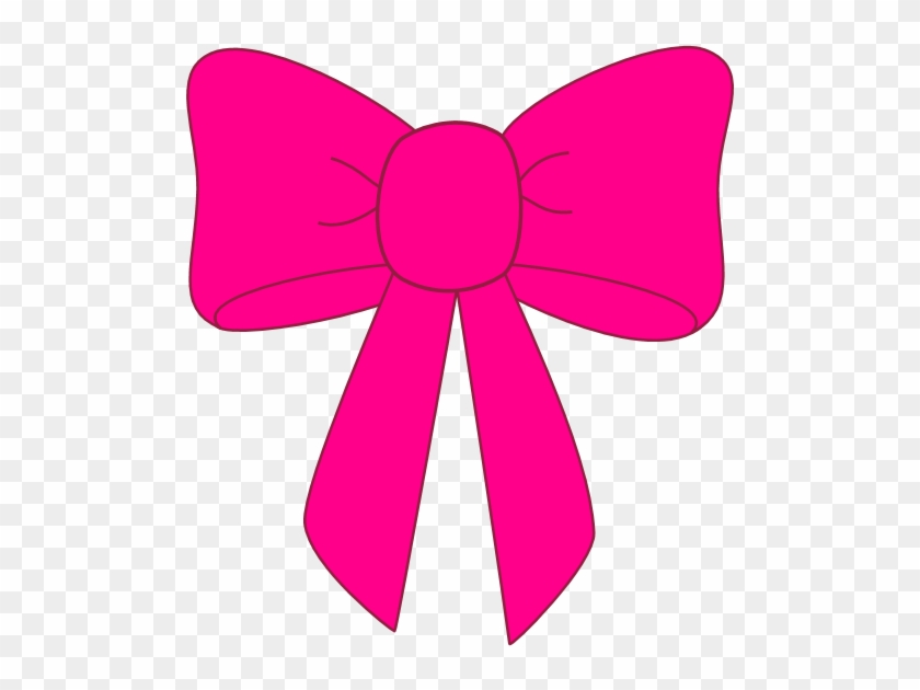 Pink Ribbon Clip Art Clipart Image - Bows Png #60573