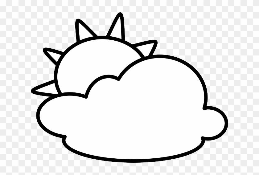 Weather, Sunny, Weather Forecast, Symbol - Weather Icons Clip Art Black And White #60599