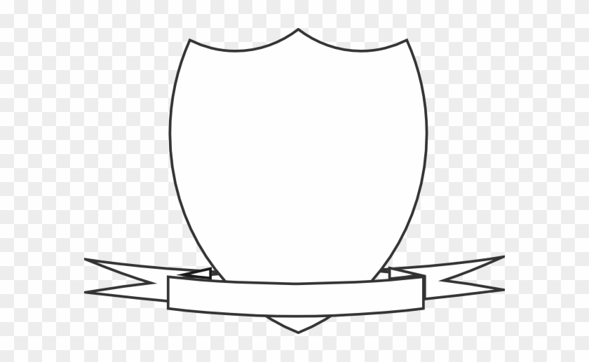 Shield With Banner Transparent #60602