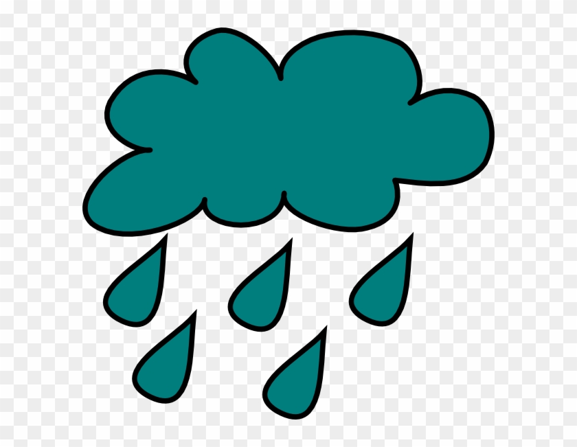 Cartoon Clouds And Rain Clipart - Cartoon Rain Clouds Transparent #60633