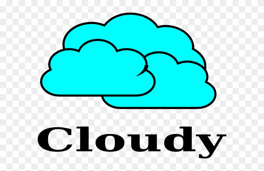 Cloudy Clip Art At Clker - Cloudy Image Clipart #60687