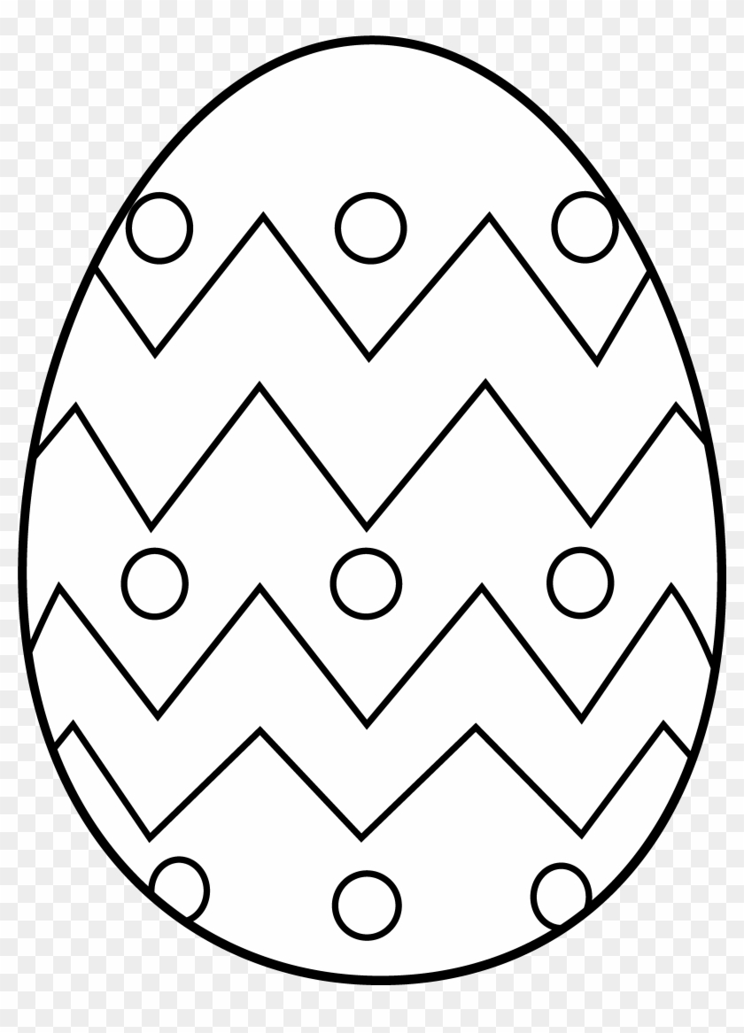 Growth Pics To Color In Exciting Tiger Pictures Free - Easter Egg Coloring Pages - Free Transparent PNG Clipart Images Download