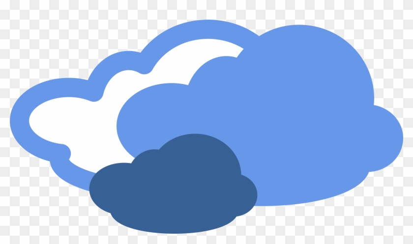 Weather Clip Art Transparent - Weather Symbols Cloudy #60802