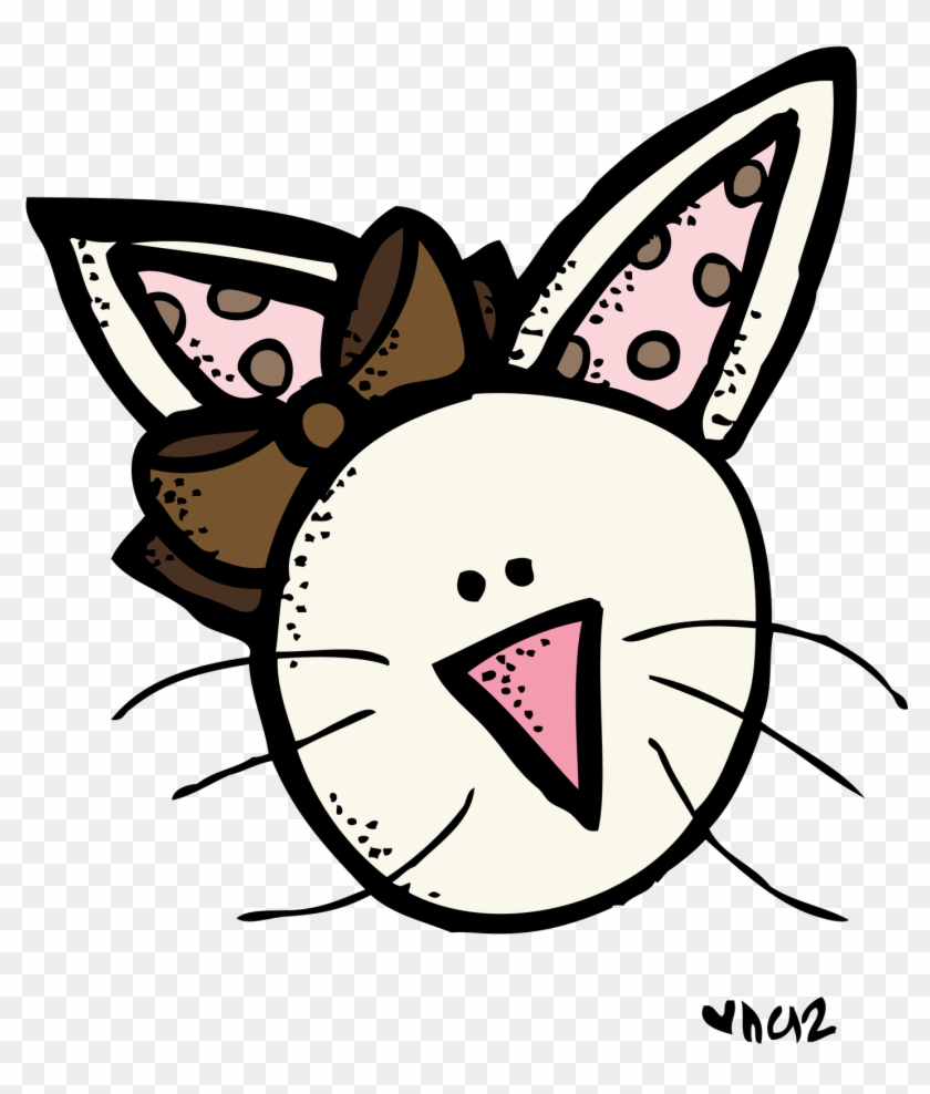Lil Miss Bunny - Melonheadz Easter Clip Art #60931
