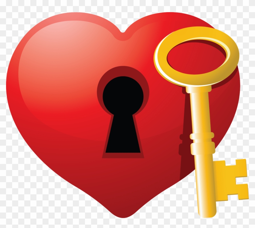 Happy Anniversary Clip Art - Heart With Key Clipart #60955