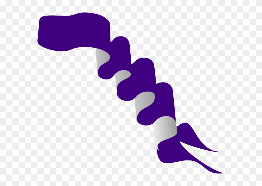 Purple Ribbons Clip Art - Purple Clip Art Ribbons #60957