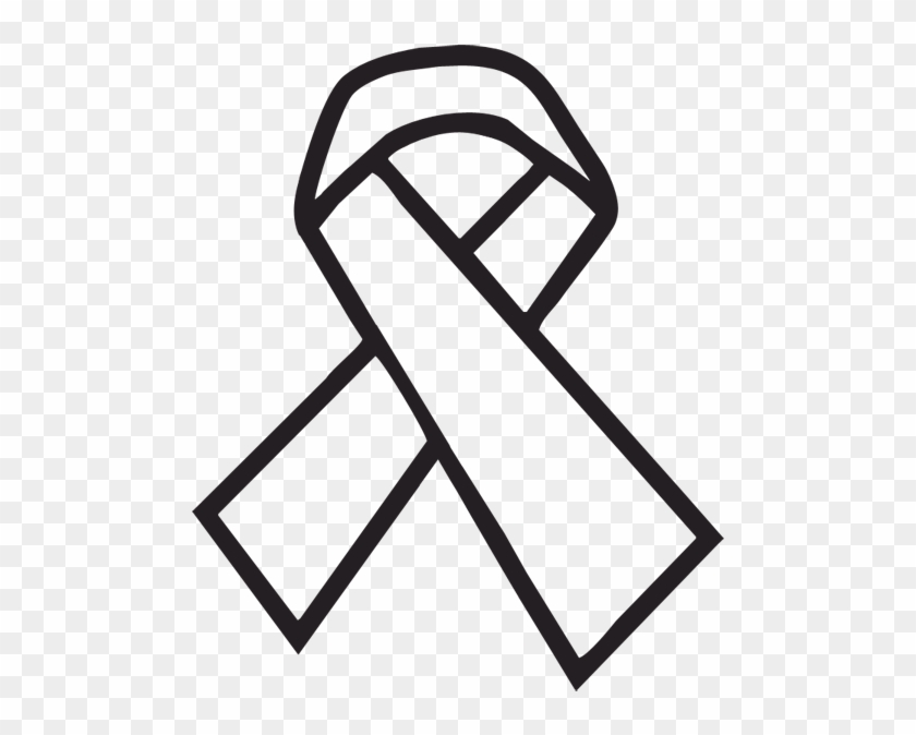 Cancer Ribbon Clip Art Black And White Car Memes - Transparent Cancer Ribbon Clipart #60965