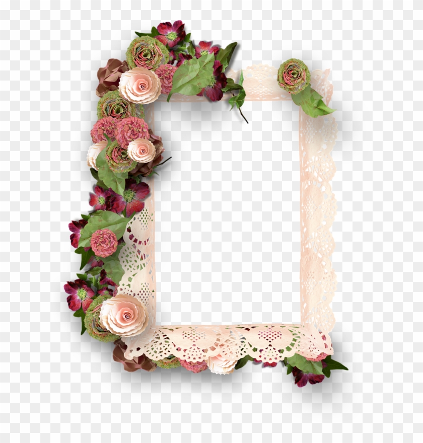 Printable Frames, Flower Frame, Scrapbooking Flowers, - Decorative Frames With Flowers #308073