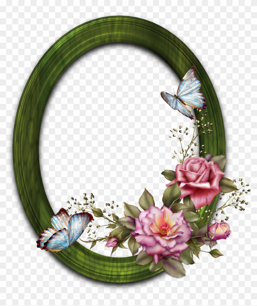 Floral Round Frame Png Transparent - Bansuansukdee Paper For Decoupage Vintage Style And #308075