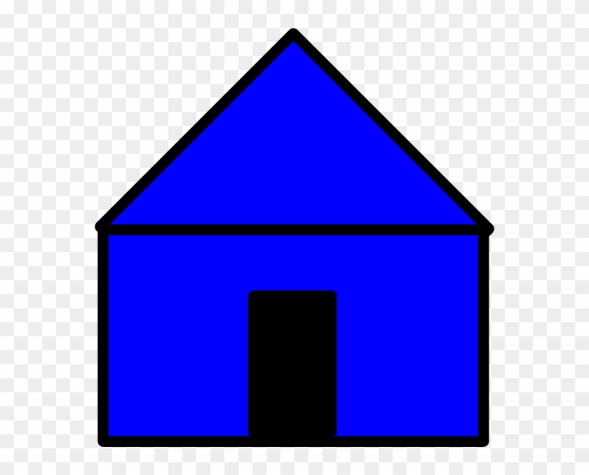 Blue House Svg Clip Arts 570 X 598 Px - Blue House Svg Clip Arts 570 X 598 Px #308091