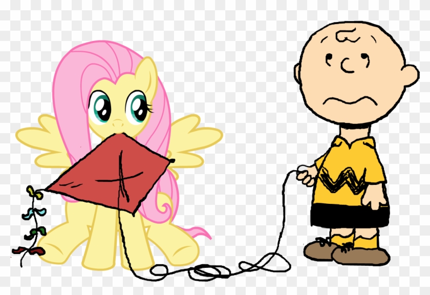 Klystron2010, Charlie Brown, Crossover, Fluttershy, - Peanuts #308202