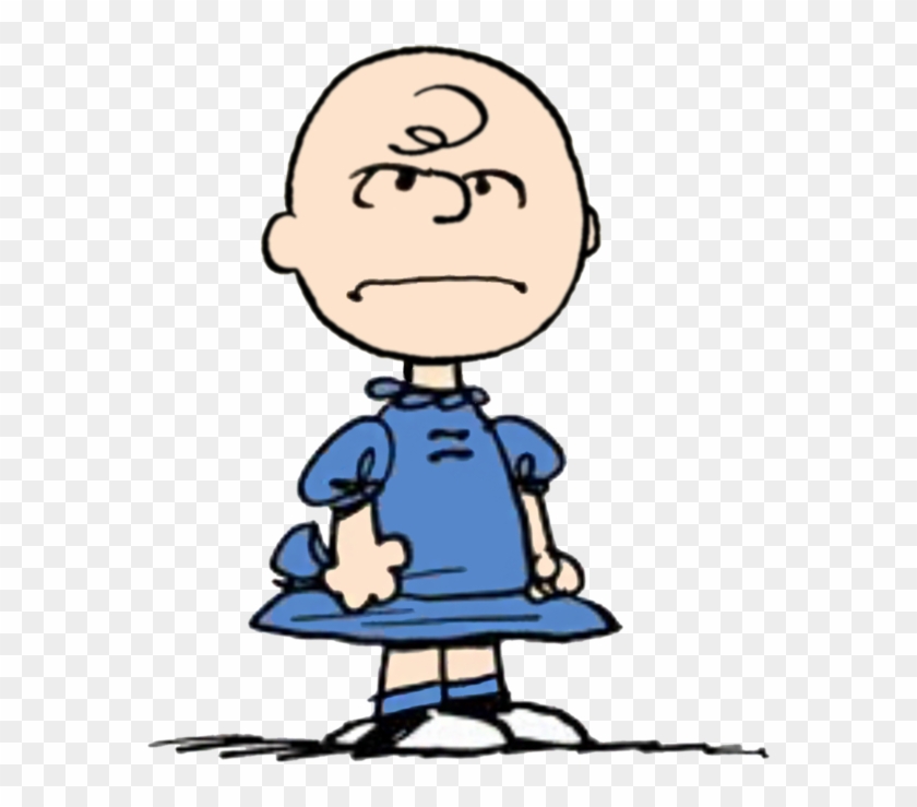 Charlie Brown In A Dress, Looking Angry By Atypicalgamergirl - Lucy Van Pelt Magnet #308222