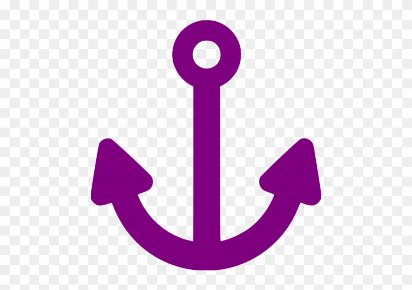 Purple Anchor 2 Icon Free Purple Anchor Icons - Anchor Icon Transparent #308235