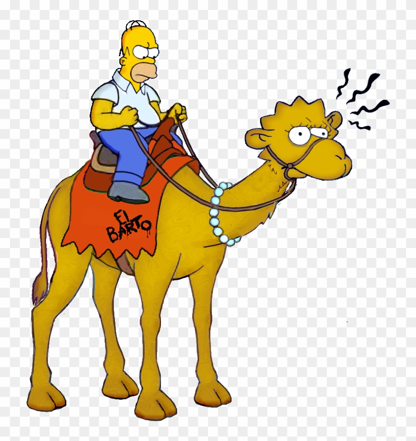 Lisa Camel By Gatorgod - Homer Simpson Riding A Camel #308272