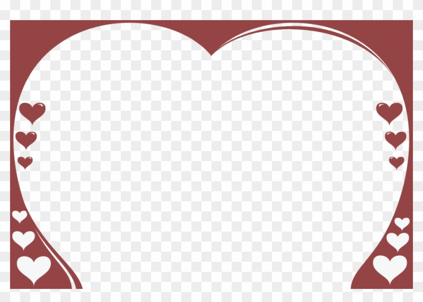 Valentine Border Png Images About Heart Borders On - Clip Art #308298