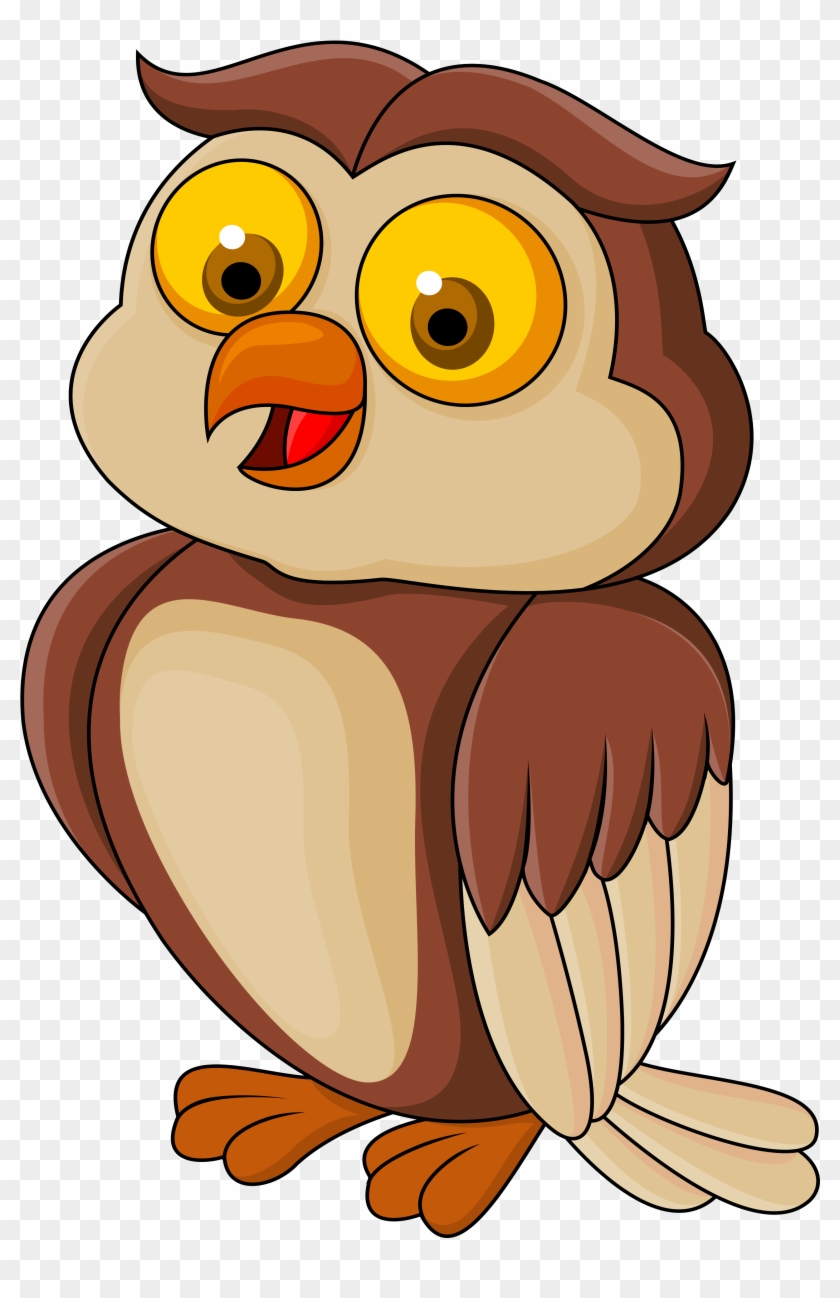 Illustration Of Funny Owl Cartoon Vector Art, Clipart - Illustration Of Funny Owl Cartoon Vector Art, Clipart #308444