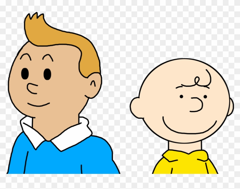 Tintin And Charlie Brown By Marcospower1996 Tintin - Charlie Brown And Tintin #308443