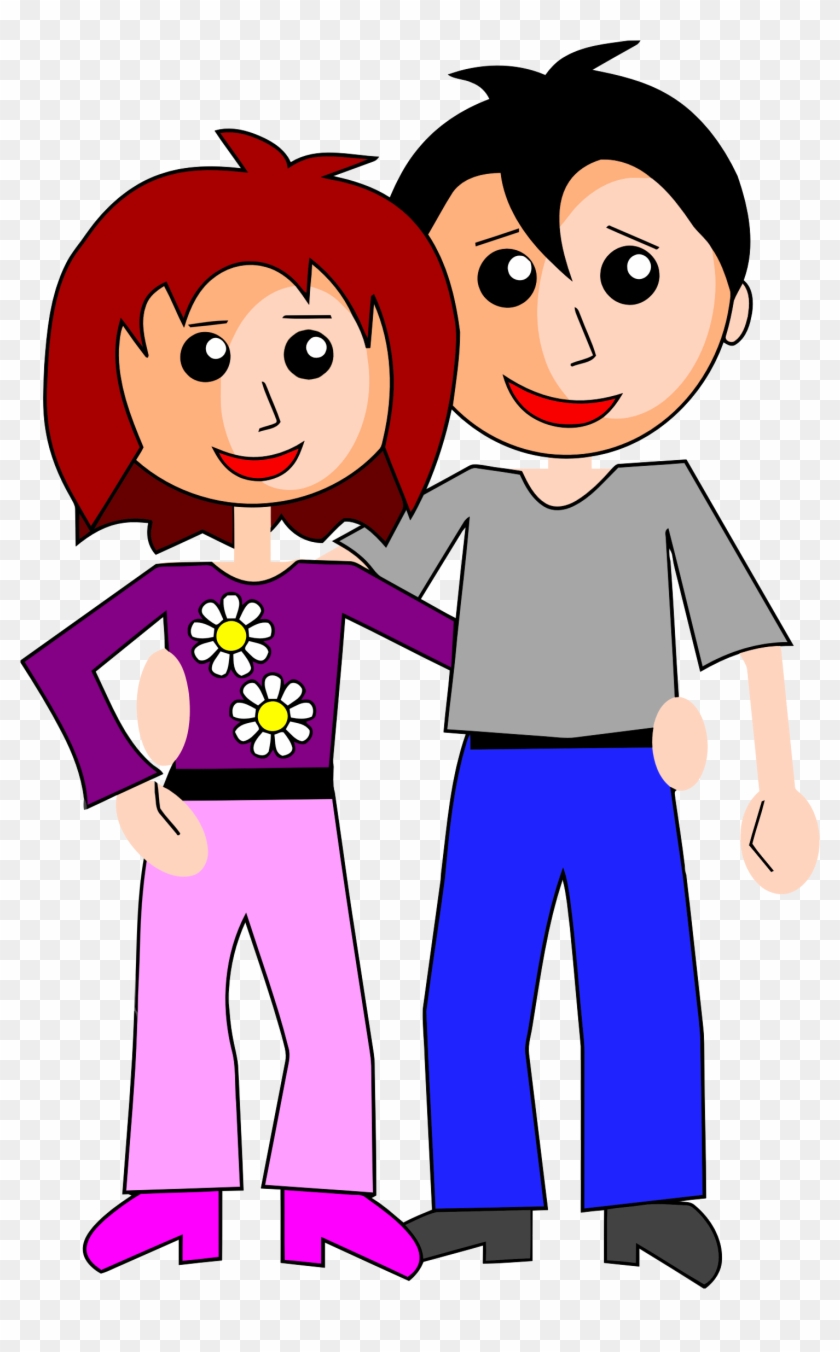 Free Couple - Clip Art Of A Couple #308492
