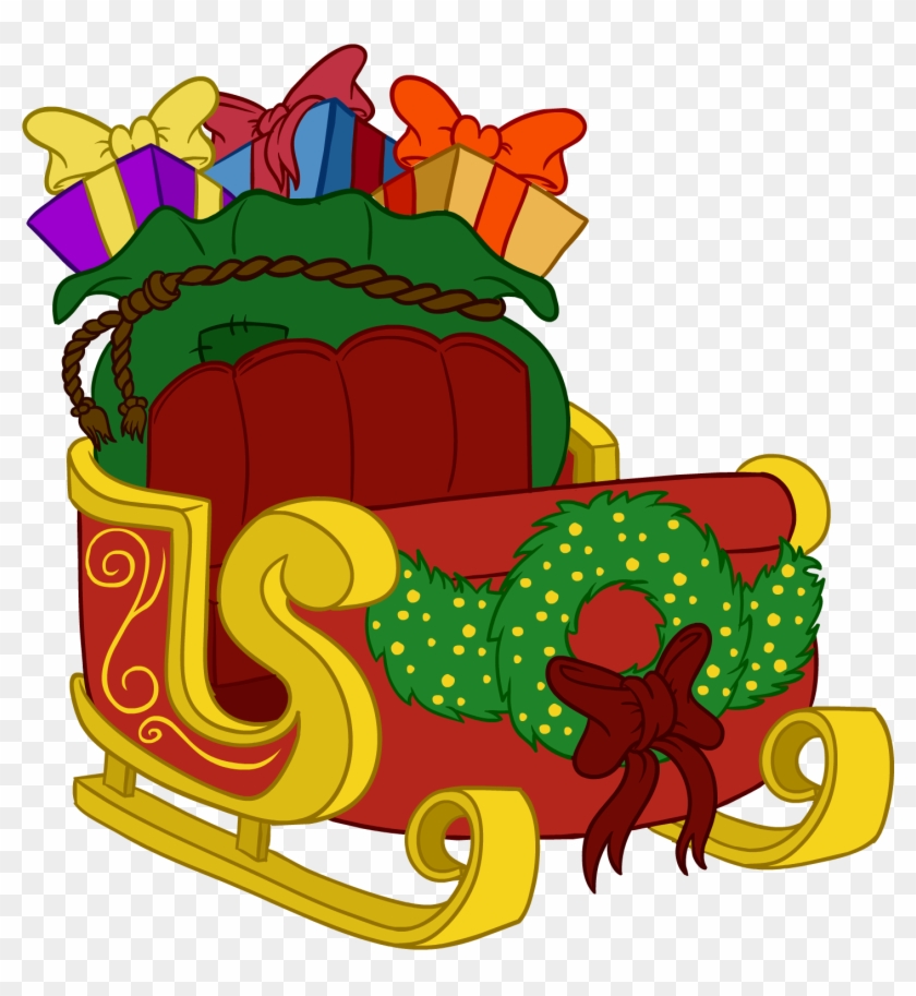 Santa's Sleigh - Santa Sleigh Front View #308568