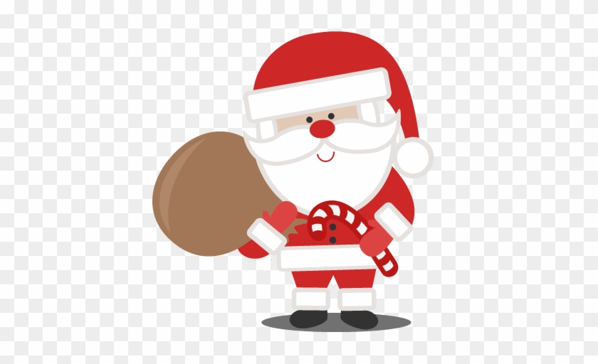 Santa With Bag Svg Scrapbook Cut File Cute Clipart - Merry Christmas And All That Bollocks #308572