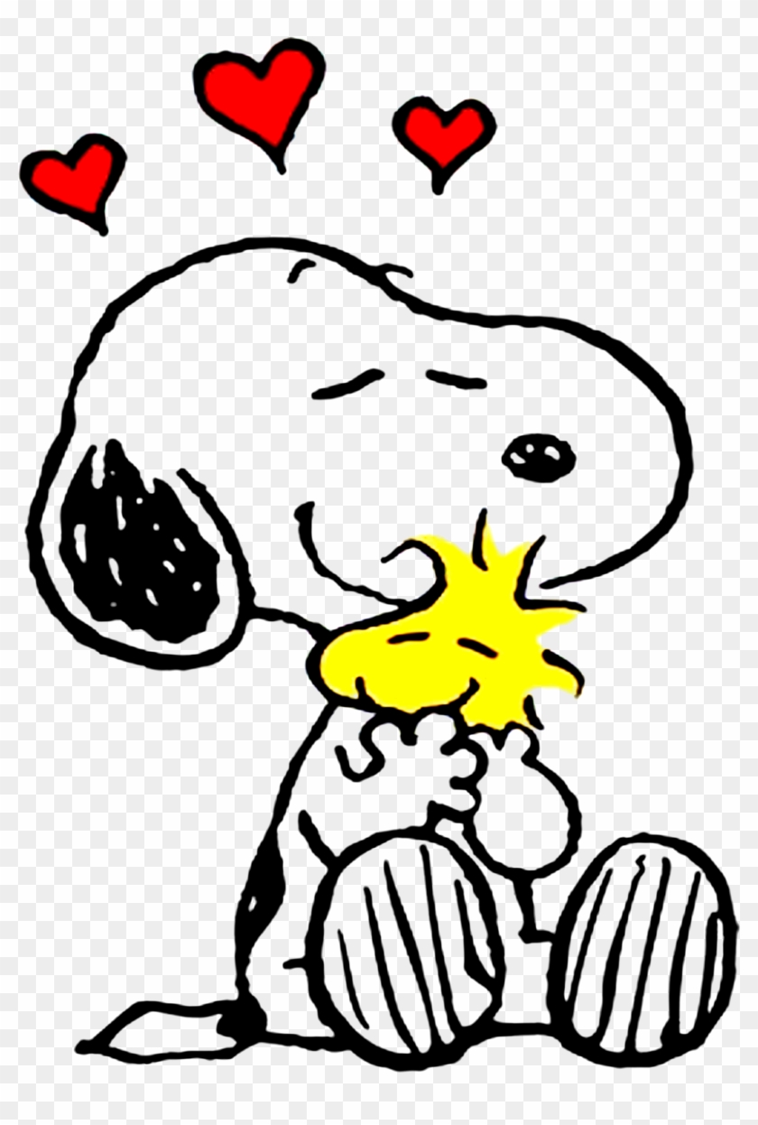 Snoopy Charlie Brown Lucy Van Pelt Rerun Van Pelt Linus - Snoopy And Woodstock Hug #308618