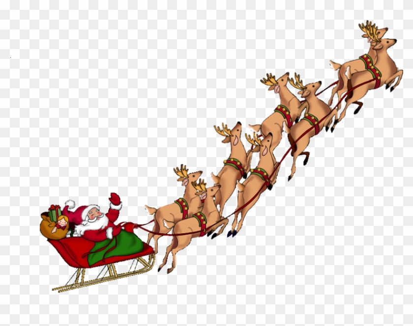 Reindeer And Santa Claus - Noel #308634