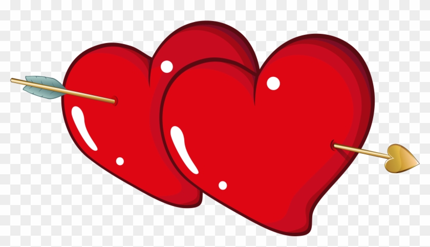 Valentine Heart Png - Heart With Arrow Png #308636