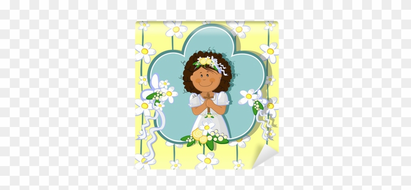 Prima Comunione Bambina-first Communion Girl Wall Mural - First Communion #308801