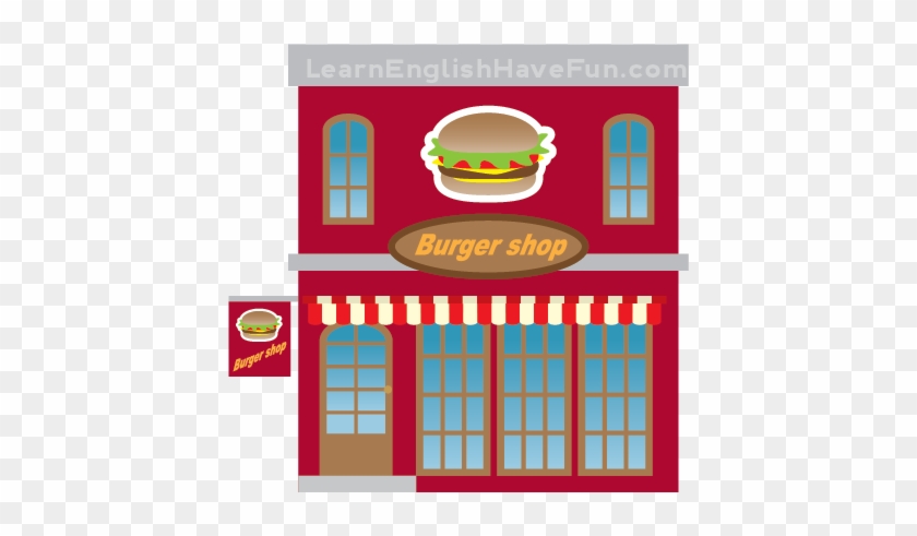 Burger Shop Clipart Png #308846